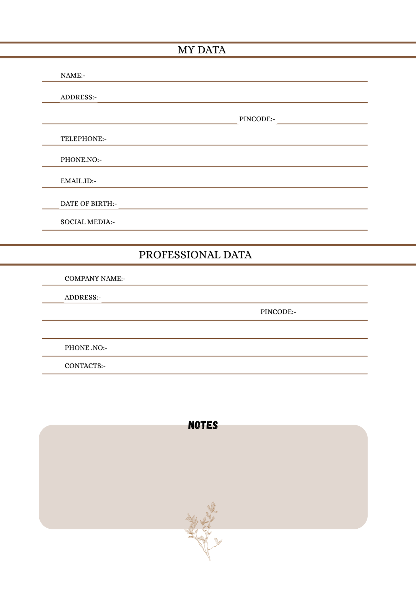 Fresh Start – Beige Canvas Journal