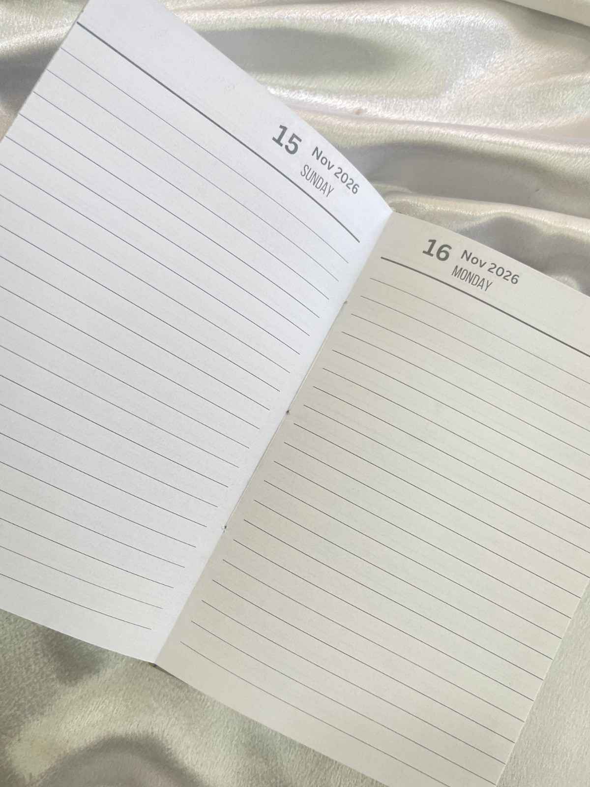 2026 Floral Hardcover Diary – "Blossom Edition" | 365 Pages Daily Planner & Journal | Aesthetic Sage Green Botanical Design for Work, Study & Mindfulness | Premium New Year Gift