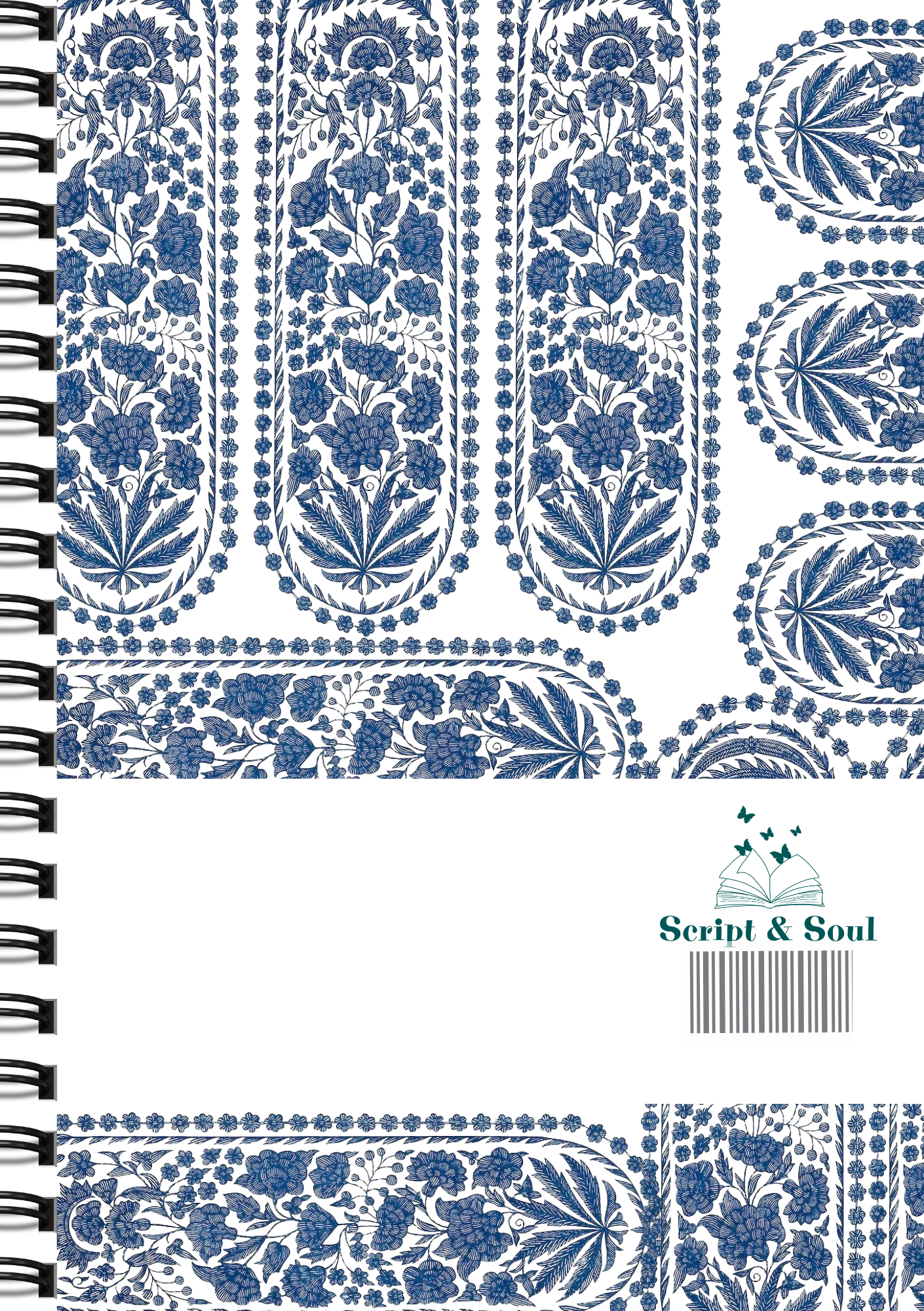Block print Diary – Script & Soul Notebook