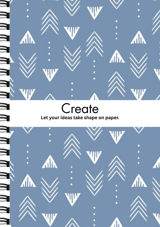 Denim Dusk Diary – Effortless Style, Everyday Thoughts - Wiro Hard bound A5, Notebooks, For Writing Personal, Students And Office School, Home Use Eco-Friendly