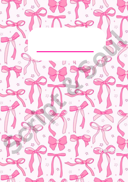 Pink Bow Diary – Pretty Pages for Your Thoughts - Wiro Hard bound A5, Notebooks, For Writing Personal, Students And Office School, Home Use Eco-Friendly