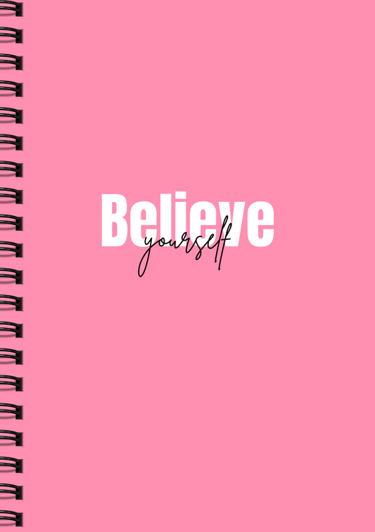 Confident Notes – Believe & Grow Diary - Wiro Hard bound A5, Notebooks, For Writing Personal, Students And Office School, Home Use Eco-Friendly