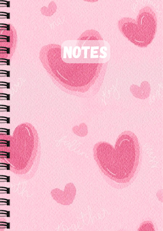Forever & Joy – Heartfelt Notes Journal - Wiro Hard bound A5, Notebooks, For Writing Personal, Students And Office School, Home Use Eco-Friendly