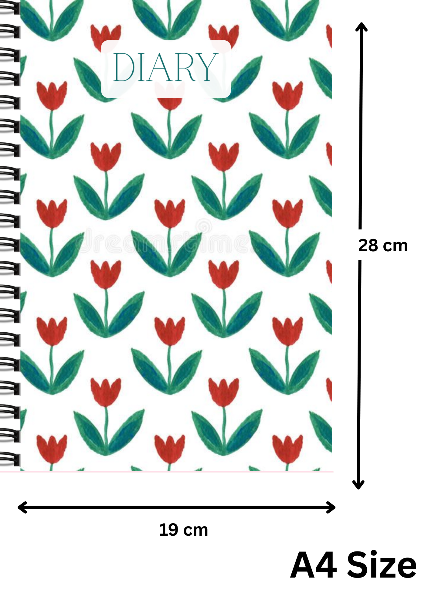 Red Tulip Diary – Bold Blooms & Bright Thoughts