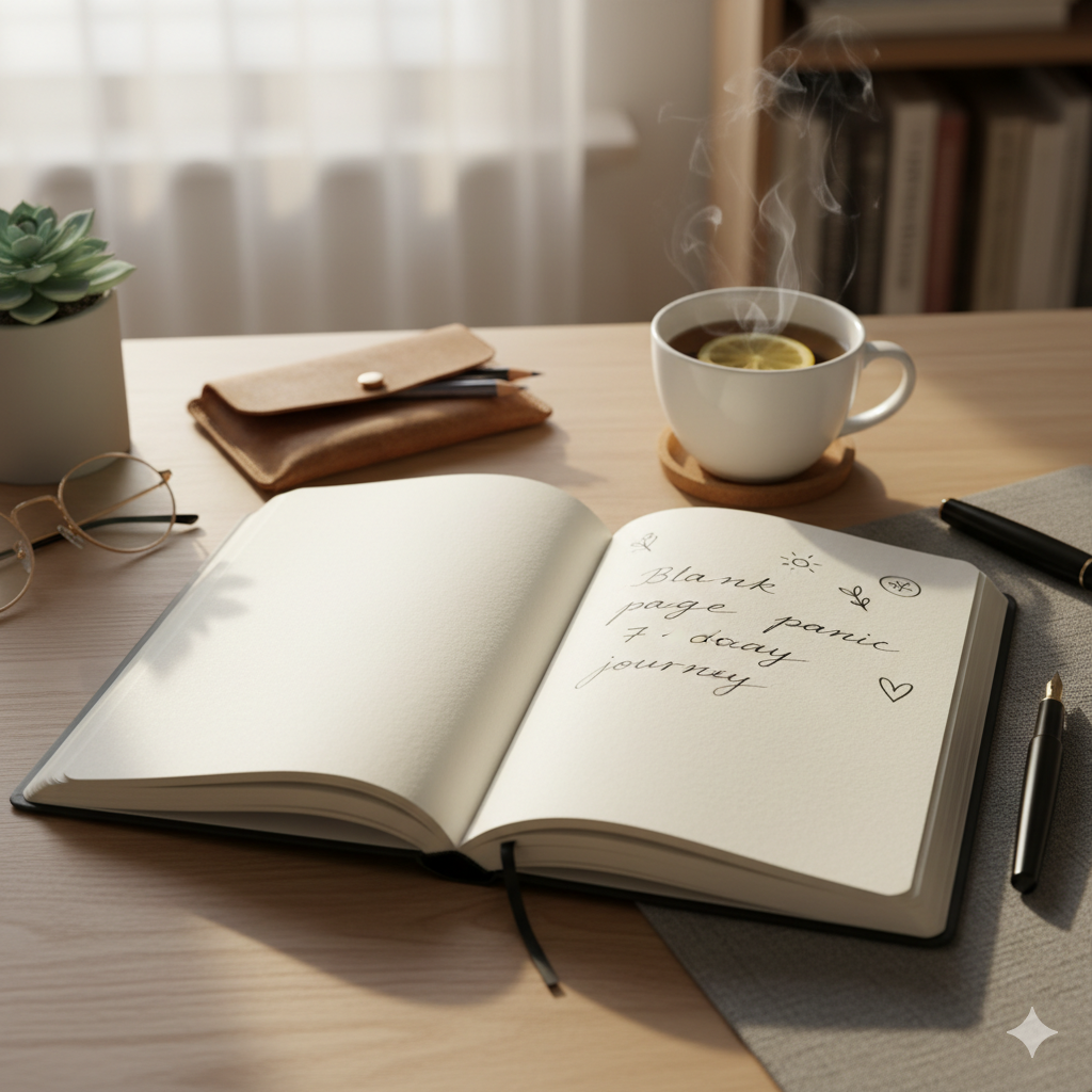The Blank Page Panic: Your First 7 Days of Journaling Made Simple