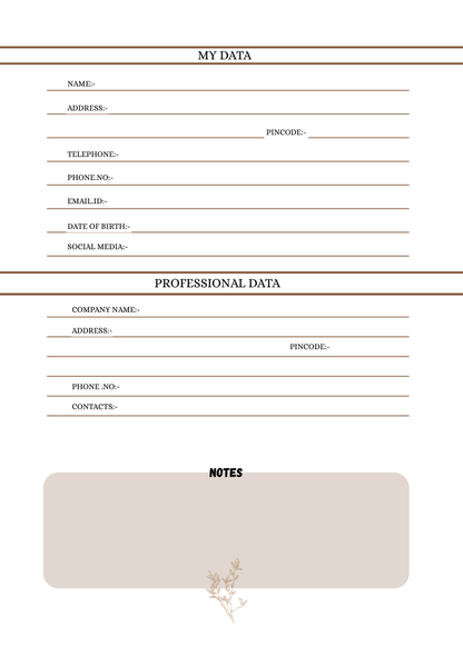 Fresh Start – Beige Canvas Journal