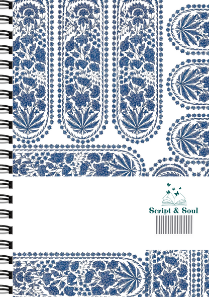 Block print Diary – Script & Soul Notebook