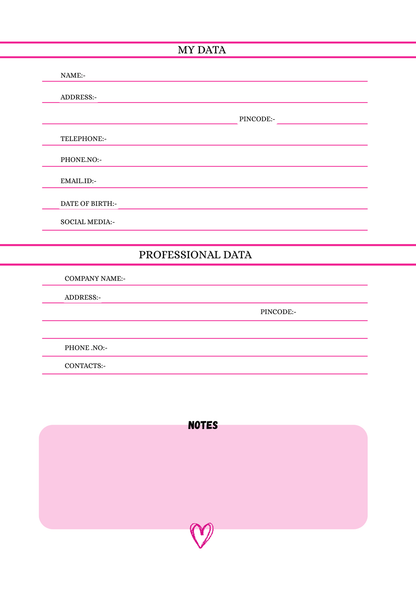 Dancing Petals – Happy Notes Journal
