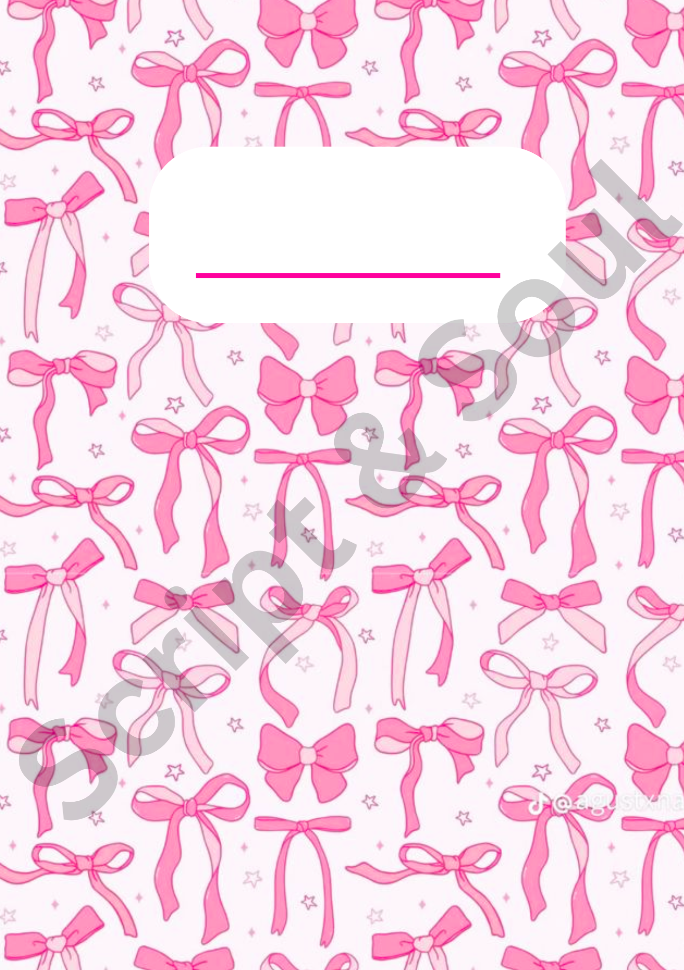 Pink Bow Diary – Pretty Pages for Your Thoughts - Wiro Hard bound A5, Notebooks, For Writing Personal, Students And Office School, Home Use Eco-Friendly