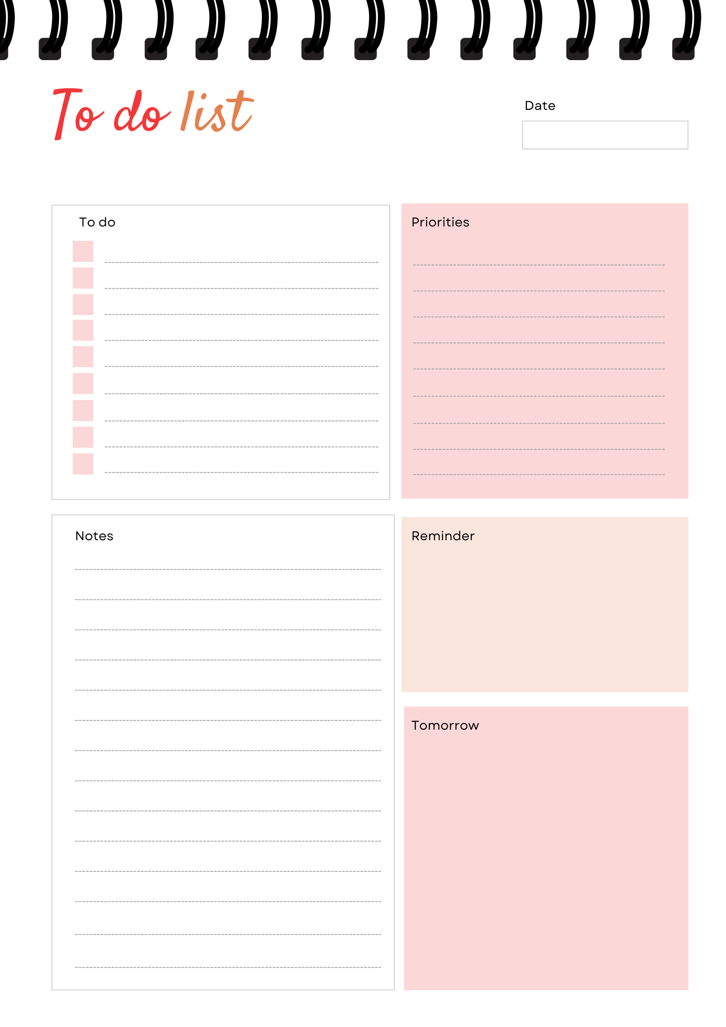 Desi Petals Collection - To Do List